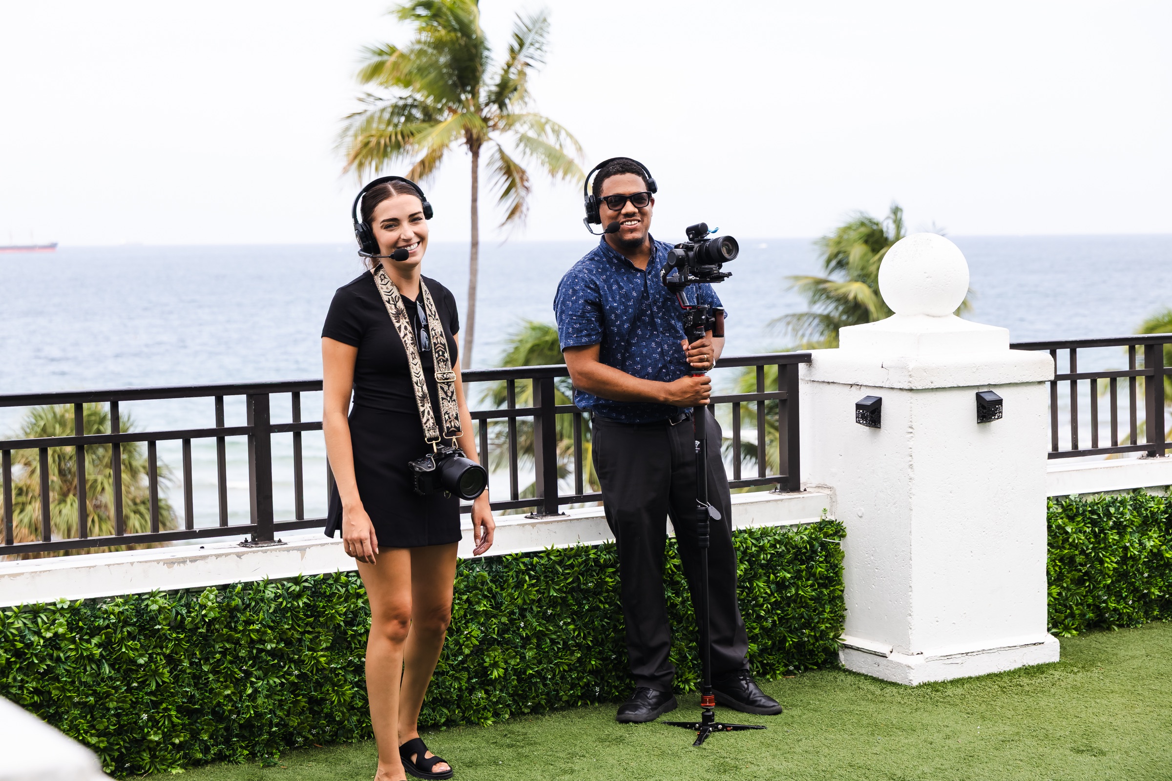 Miami Wedding Studio photographer and cinematographer ready to capture a wedding